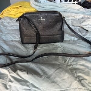 Kate Spade Black Pebbled Crossbody Bag